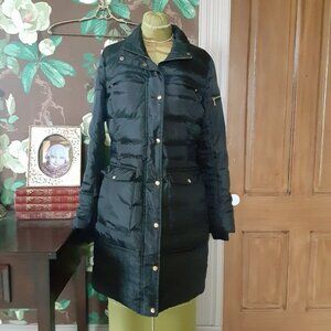Sam Edelman Down Puffer Midi Coat with Thumb Holes Size Medium